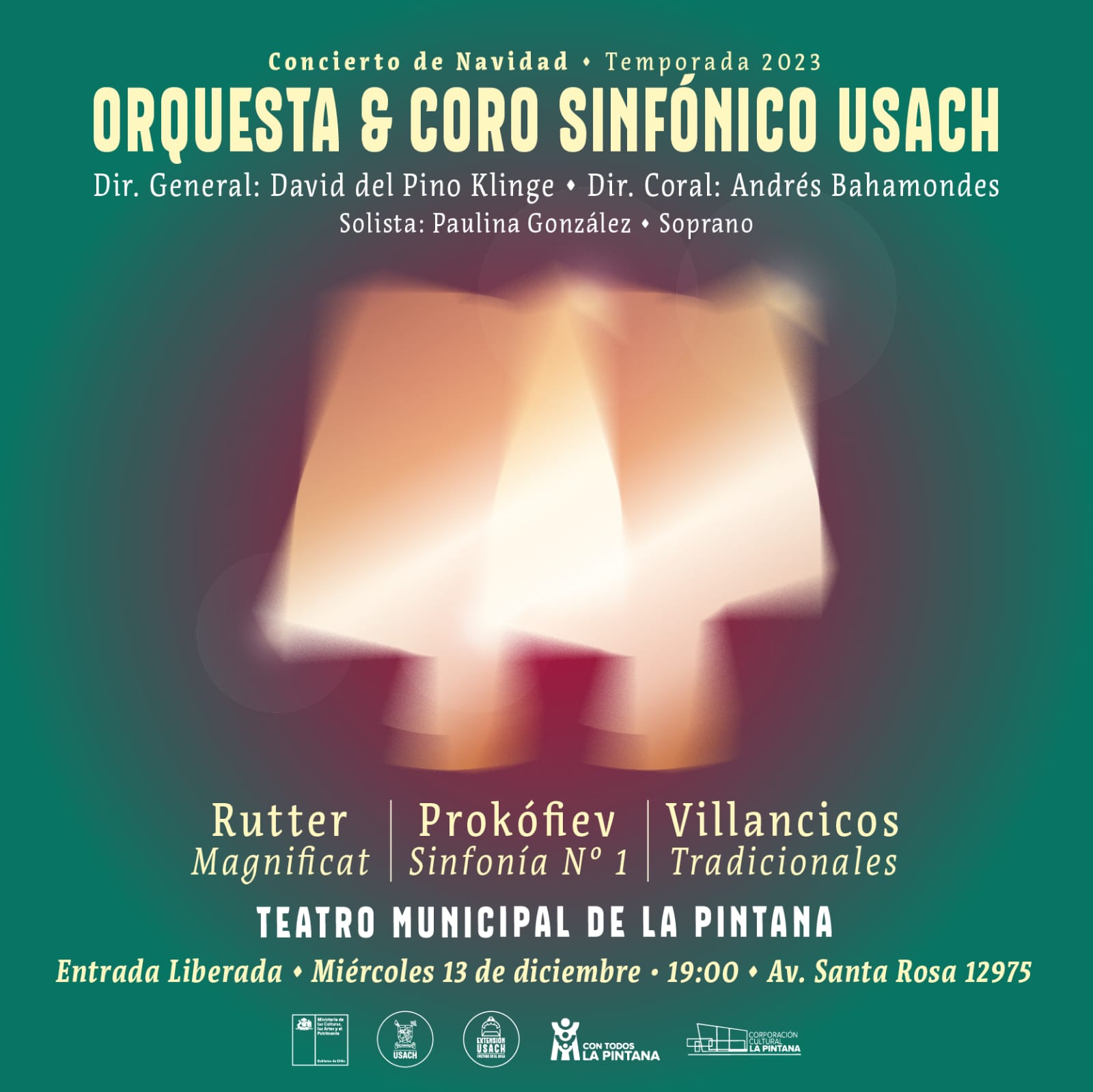 Orquesta Y Coro Sinf Nico Usach Especial Navidad Corporaci N